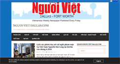 Desktop Screenshot of nguoivietdallas.com
